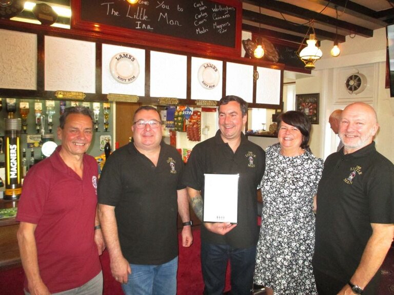 South Cheshire CAMRA Pub of the Season – Autumn 2022 – Little Man, Wettenhall