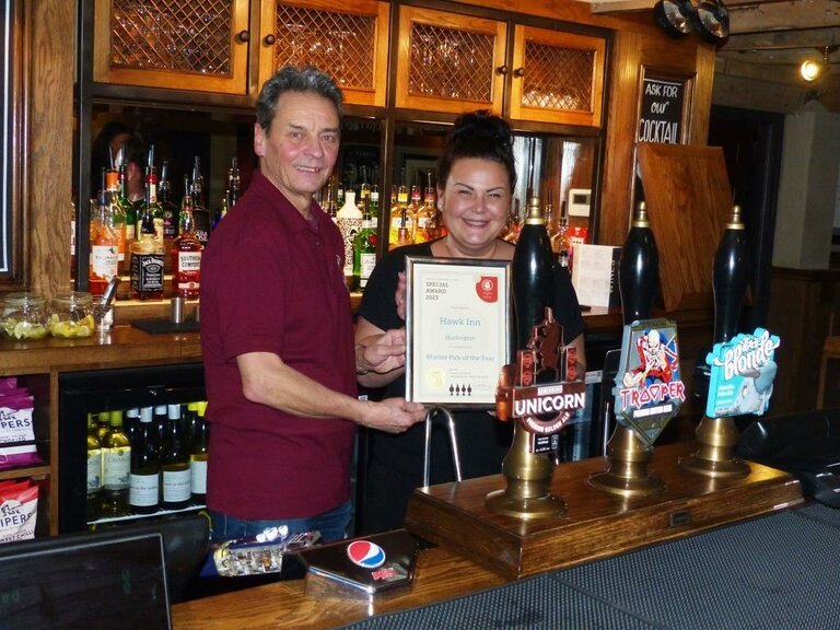 Pub of the Season Winter 2023 — Hawk Inn, Haslington