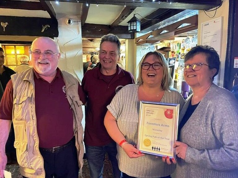 South Cheshire CAMRA Pub of the Season – Spring 2024 – Foresters Arms, Winterley